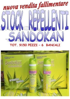 zoom immagine (Stock repellenti naturali Sandokan 9150 pezzi)